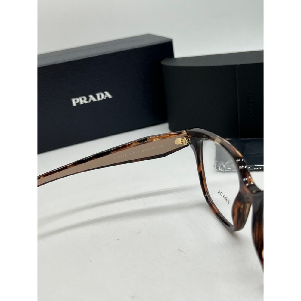 NEW Prada PR17ZV Eyeglasses Frames in Brown Powder - Picture 7 of 8